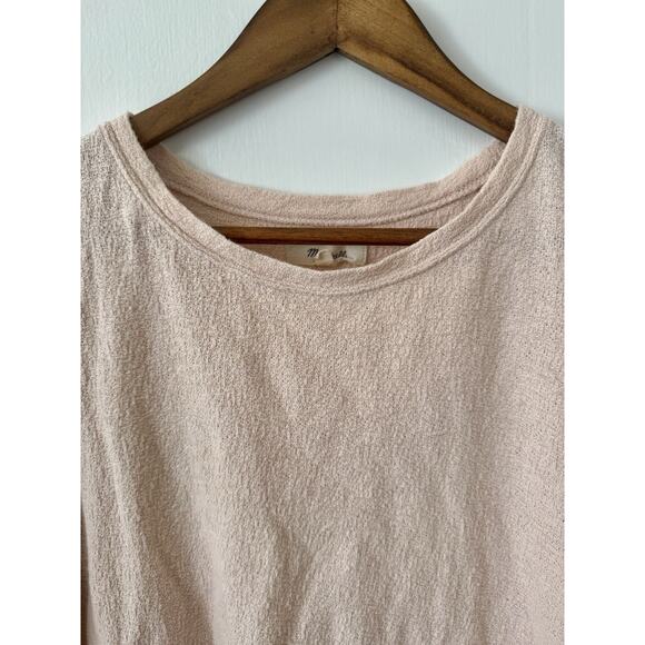 Madewell Women's Peach Flutter Sleeve Cotton Ingrid Dolman Blouse Size XS - Picture 4 of 8